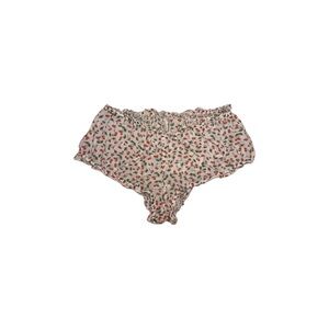 By Anthropologie Bloomer Pajama Shorts in Cherry Cream Print - Size Large